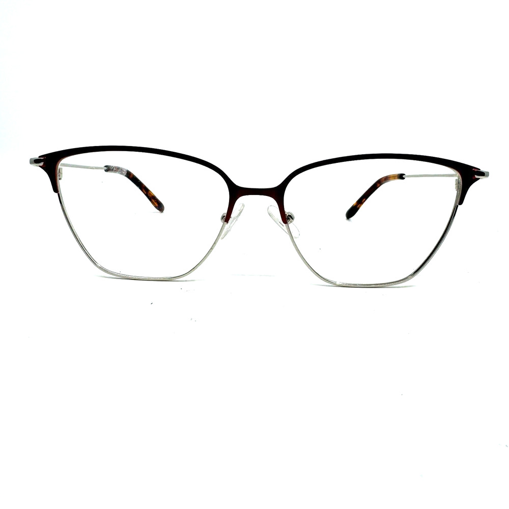 BCBGMaxazria Eyeglasses Frames Silver Red 54-15-135mm B40mm H12017